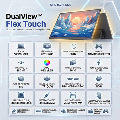 DualView™ Flex Touch 16"