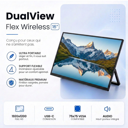 DualView™ Flex Wireless 16"