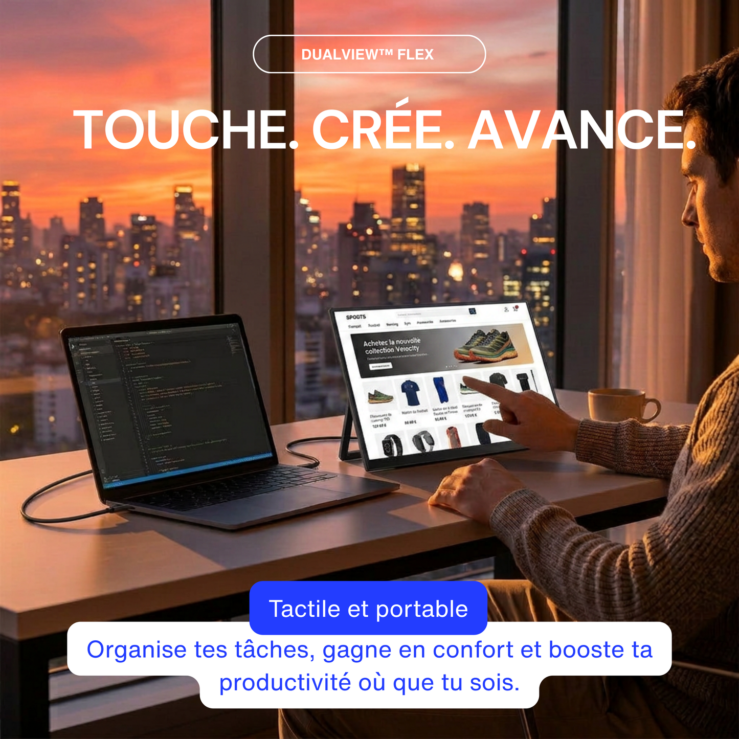 DualView™ Flex Touch 16"